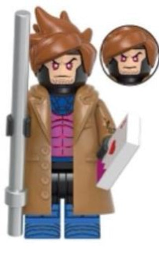 Card-Throwing Mutant Custom Minifig - Collectors World Toys Hover Image