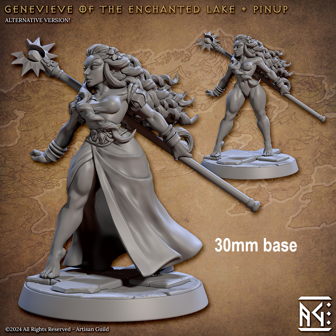 Genevieve of the Enchanted Lake (Female Human Priestess) Main image