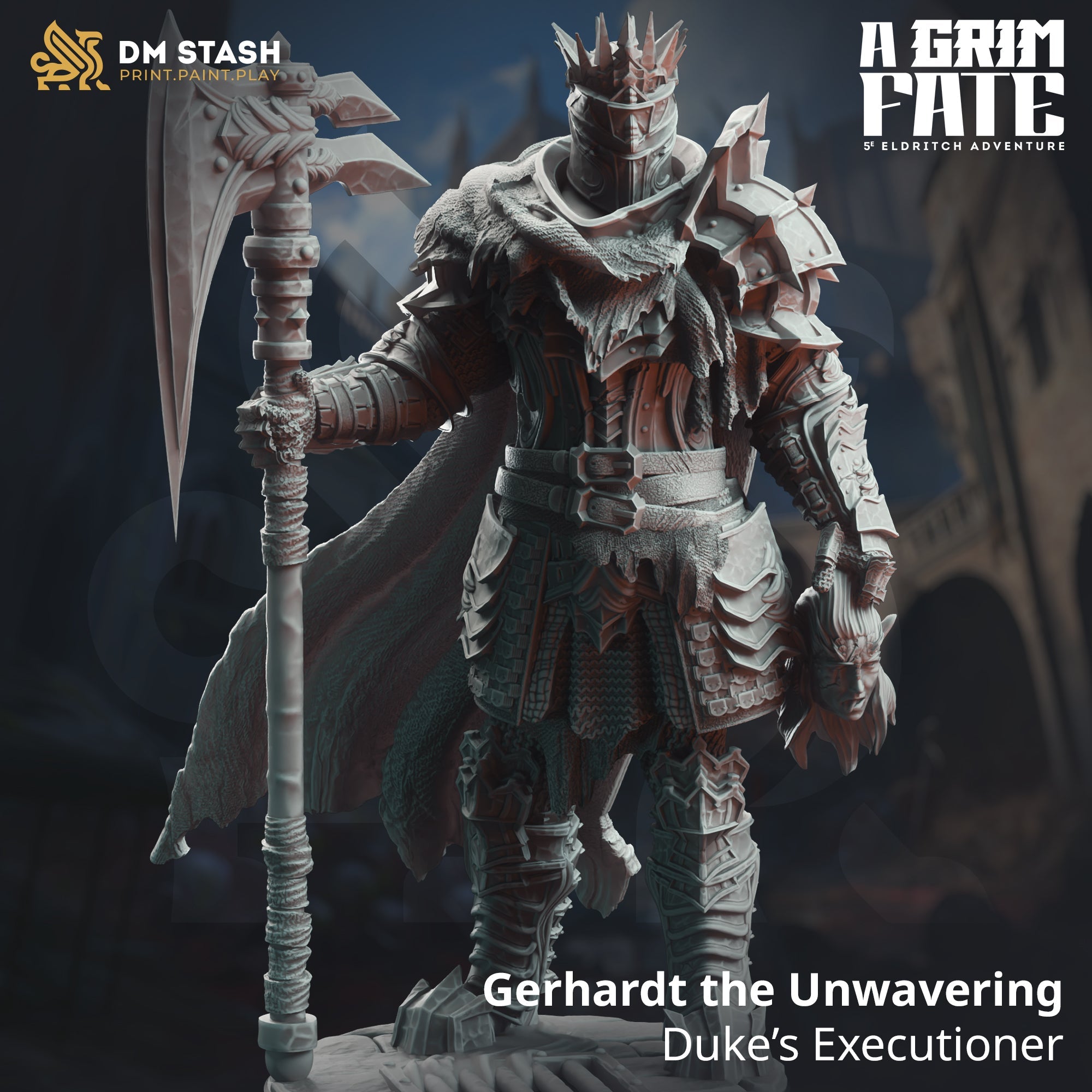 Gerhardt the Unwavering, Duke's Executioner (Male Human Paladin)