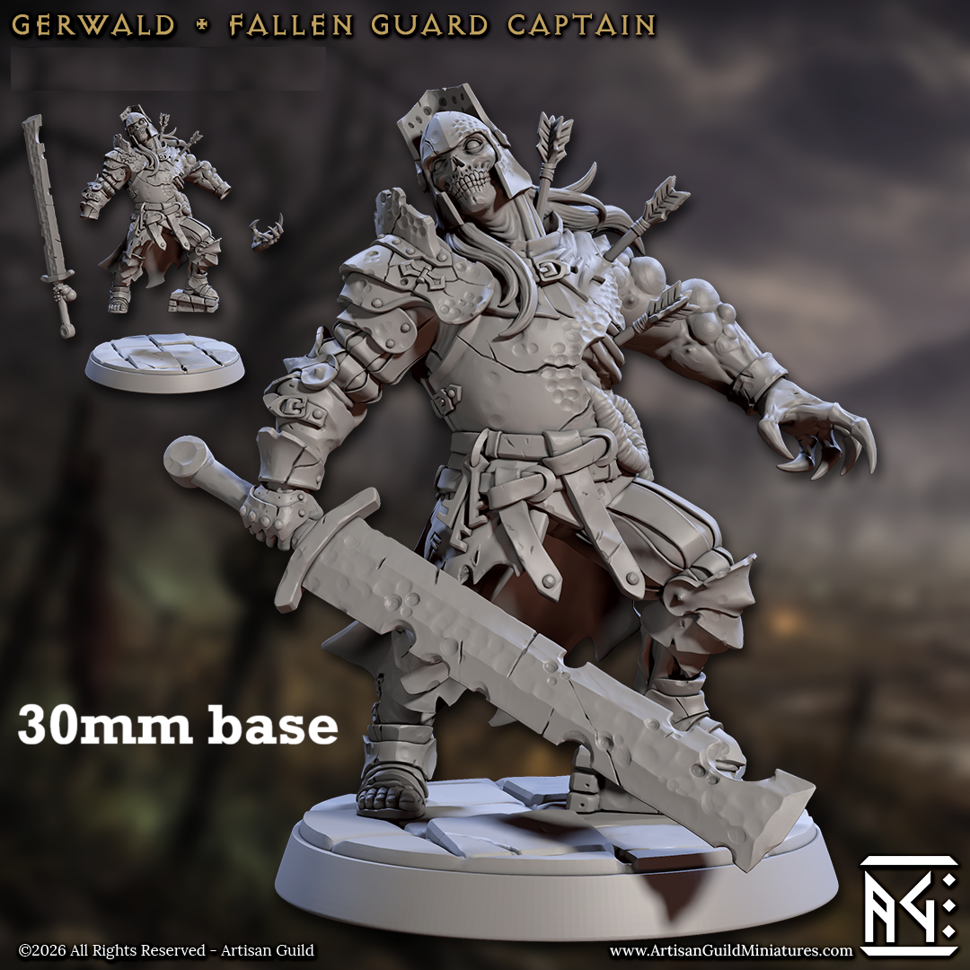 Gerwald, Fallen Guard Captain (Male Zombie Soldier)