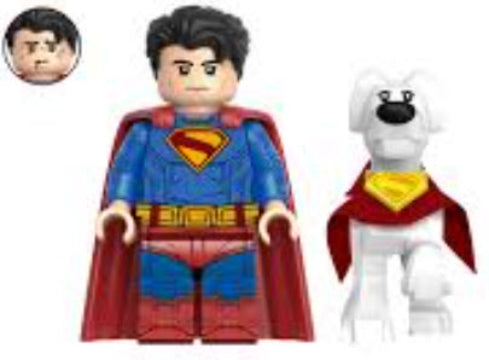 Heroic Caped Duo Building Block Figures Main image