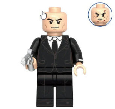 Billionaire Mastermind Building Block Figure Main image