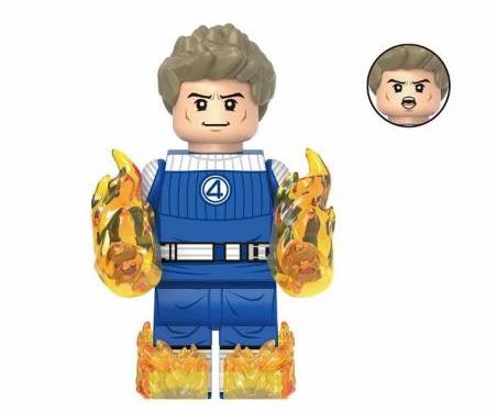 Flame Hero Custom Minifig - Collectors World Toys