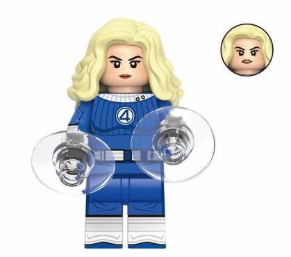 Invisible Woman Custom Minifig - Collectors World Toys
