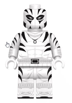 White Tiger “Born Again” Custom Minifig Main image