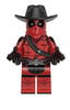 Red Cowbow Mercenary Custom Minifig