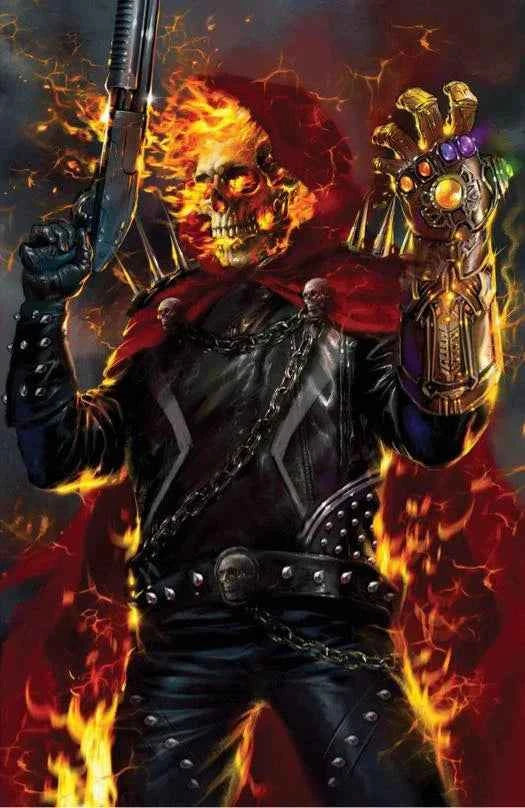 GHOST RIDER: FINAL VENGEANCE #2 (LUCIO PARRILLO EXCLUSIVE VIRGIN VARIANT)(1ST RED HOOD GHOST RIDER) COMIC BOOK Main image