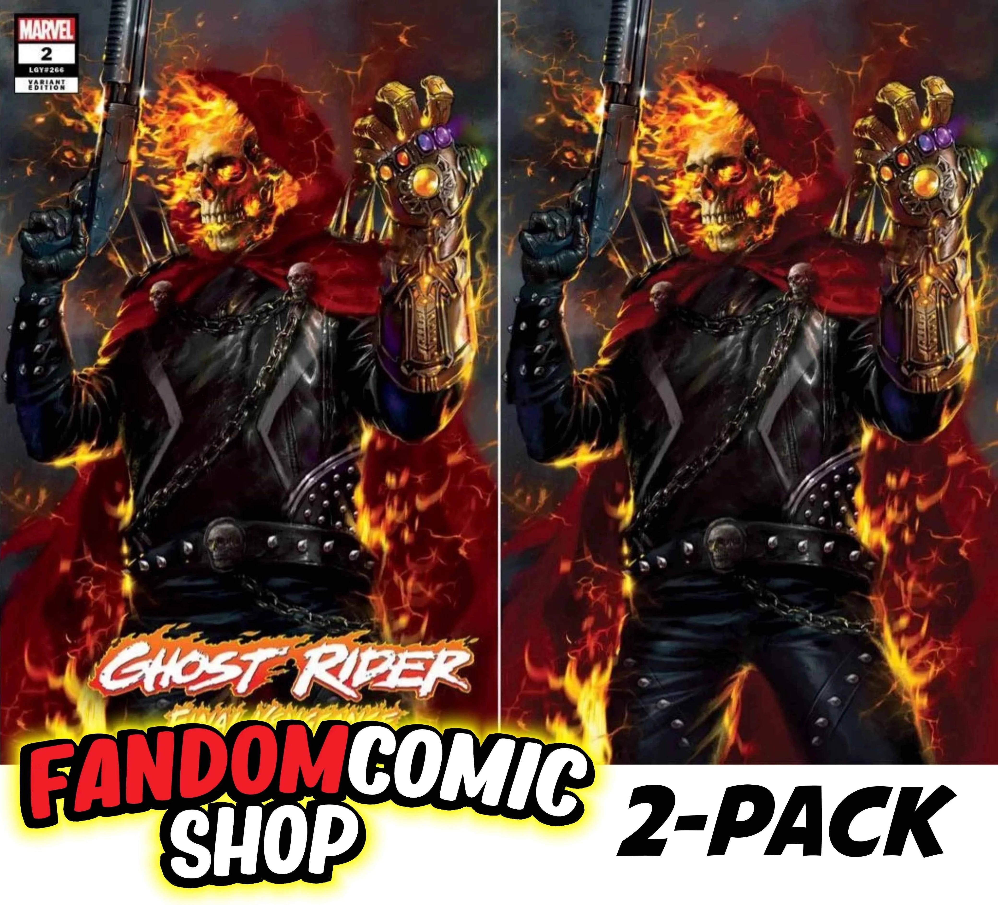 GHOST RIDER: FINAL VENGEANCE #2 (LUCIO PARRILLO EXCLUSIVE TRADE/VIRGIN VARIANT SET)(1ST RED HOOD GHOST RIDER) Main image