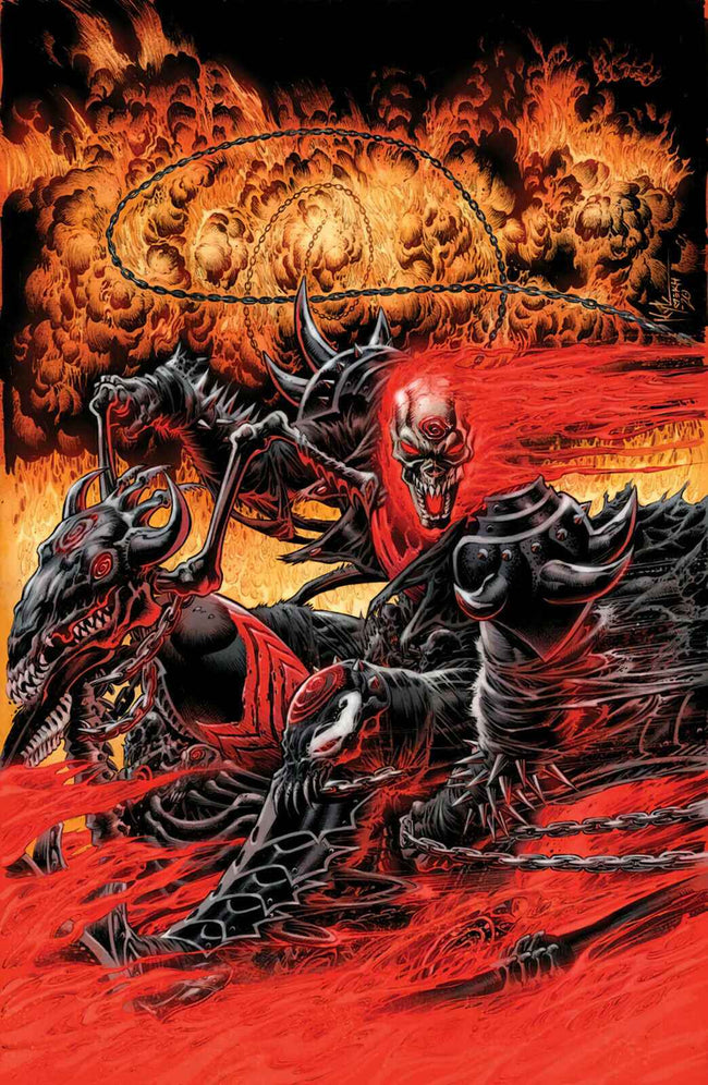 GHOST RIDER: RETURN OF VENGEANCE #1 (KYLE HOTZ EXCLUSIVE VIRGIN VARIANT) COMIC Hover Image