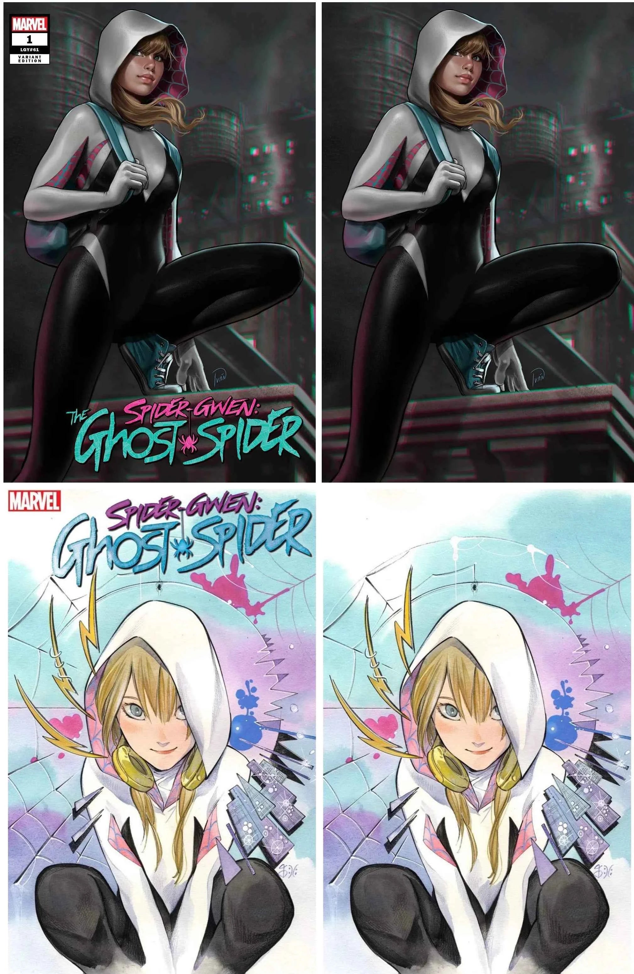 SPIDER-GWEN: GHOST SPIDER #1 (IVAN TALAVERA/PEACH MOMOKO EXCLUSIVE TRADE/VIRGIN VARIANT SET) Main image