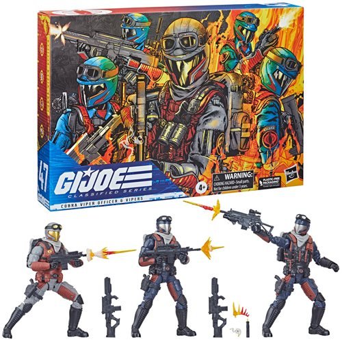 G.I. Joe Classified Series 6-Inch Action Figures - Select Pack(s) Vipers and Officer Troop Builder Pack