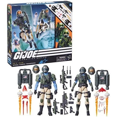 G.I. Joe Classified Series 6-Inch Action Figures - Select Pack(s) Steel Corps Troopers 2-Pack