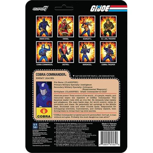 Super7 G.I. Joe 3 3/4-Inch ReAction Figure - Select Figure(s) - Collectors World Toys