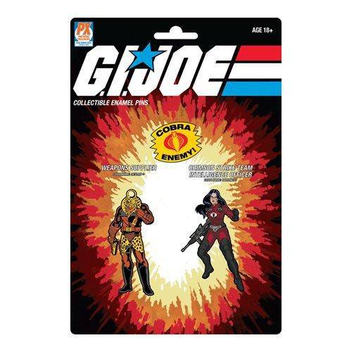G.I. Joe Destro and Baroness Pin Set 2-Pack - Previews Exclusive Hover Image