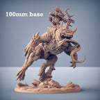 Giant Horned Demonfrog (Wild or With Bullywug Rider)