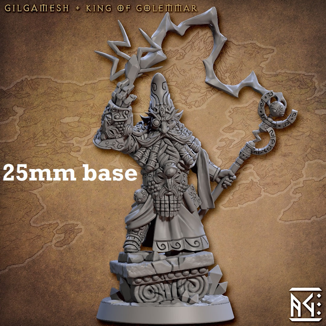Gilgamesh, King of Golemmar (Male Gnome Artificer Noble) Main image