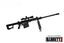 1/3 Scale Die Cast .50 Cal M82A1 Model, Black