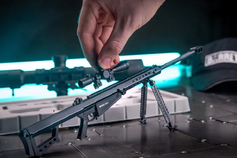 1/3 Scale Die Cast .50 Cal M82A1 Model, Black