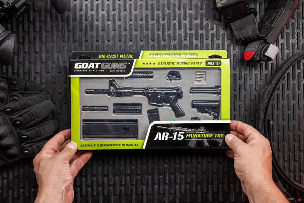 1/3 Scale Die Cast AR15 Model Rifle, Black