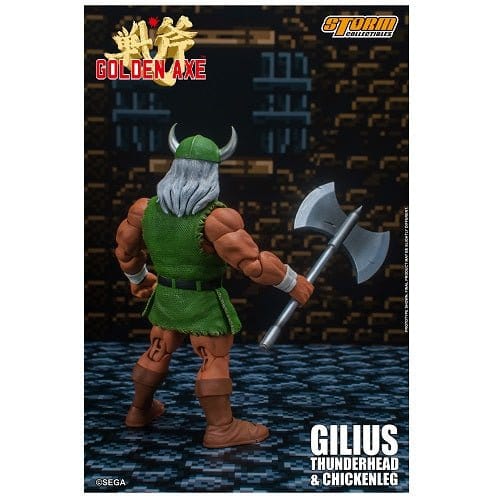 Golden Axe Gilius Thunderhead and Chicken Leg 1:12 Scale Action Figure - Collectors World Toys