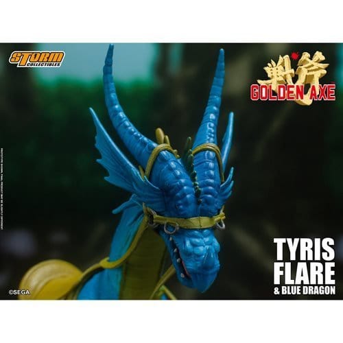 Golden Axe Tyris Flare & Blue Dragon 1:12 Scale Action Figure - Collectors World Toys