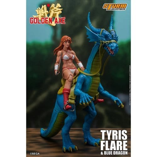 Golden Axe Tyris Flare & Blue Dragon 1:12 Scale Action Figure - Collectors World Toys
