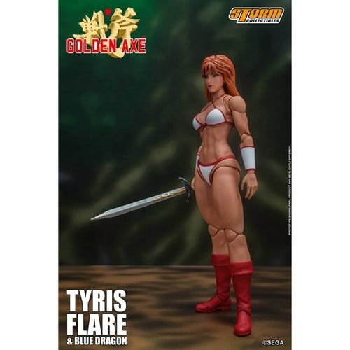 Golden Axe Tyris Flare & Blue Dragon 1:12 Scale Action Figure - Collectors World Toys