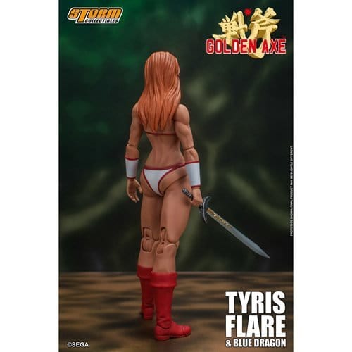 Golden Axe Tyris Flare & Blue Dragon 1:12 Scale Action Figure - Collectors World Toys