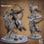 Goldhorn Cervid Riders: Sculpt B (High Elf Calvary Unit) -
