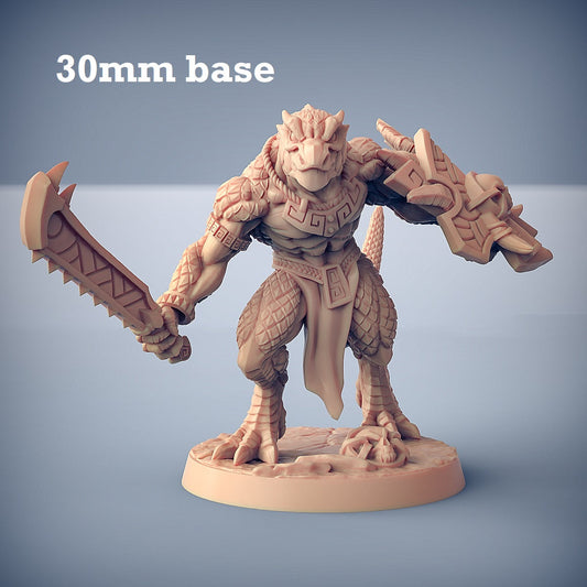 Goldmaw Lizard: Sculpt A (Male Lizardfolk Warrior)