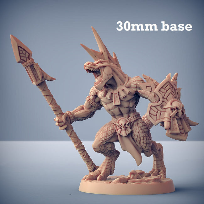 Goldmaw Lizard: Sculpt B (Male Lizardfolk Warrior) Hover Image