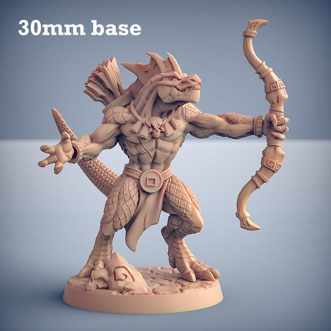 Goldmaw Lizard: Sculpt C (Male Lizardfolk Warrior) - Hover Image