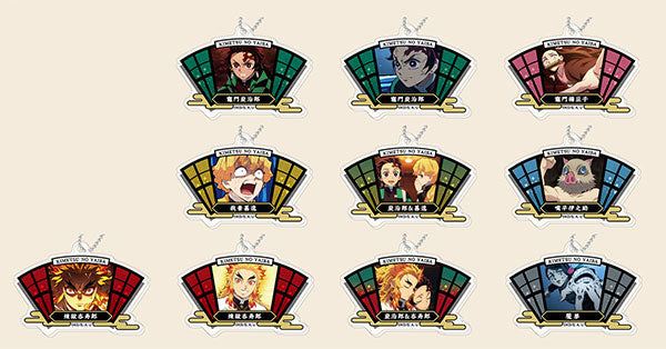 Demon Slayer Kimetsu No Yaiba DECOFLA Acrylic Keychain blind box ( 1 Blind Box ) - Collectors World Toys Hover Image