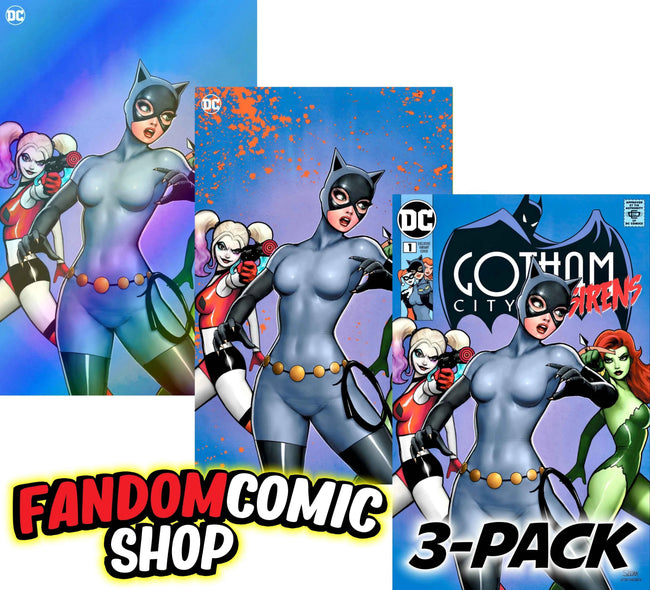 GOTHAM CITY SIRENS #1 (NATHAN SZERDY EXCLUSIVE TRADE/VIRGIN/FOIL VARIANT SET)(2024) ~ DC Comics Hover Image