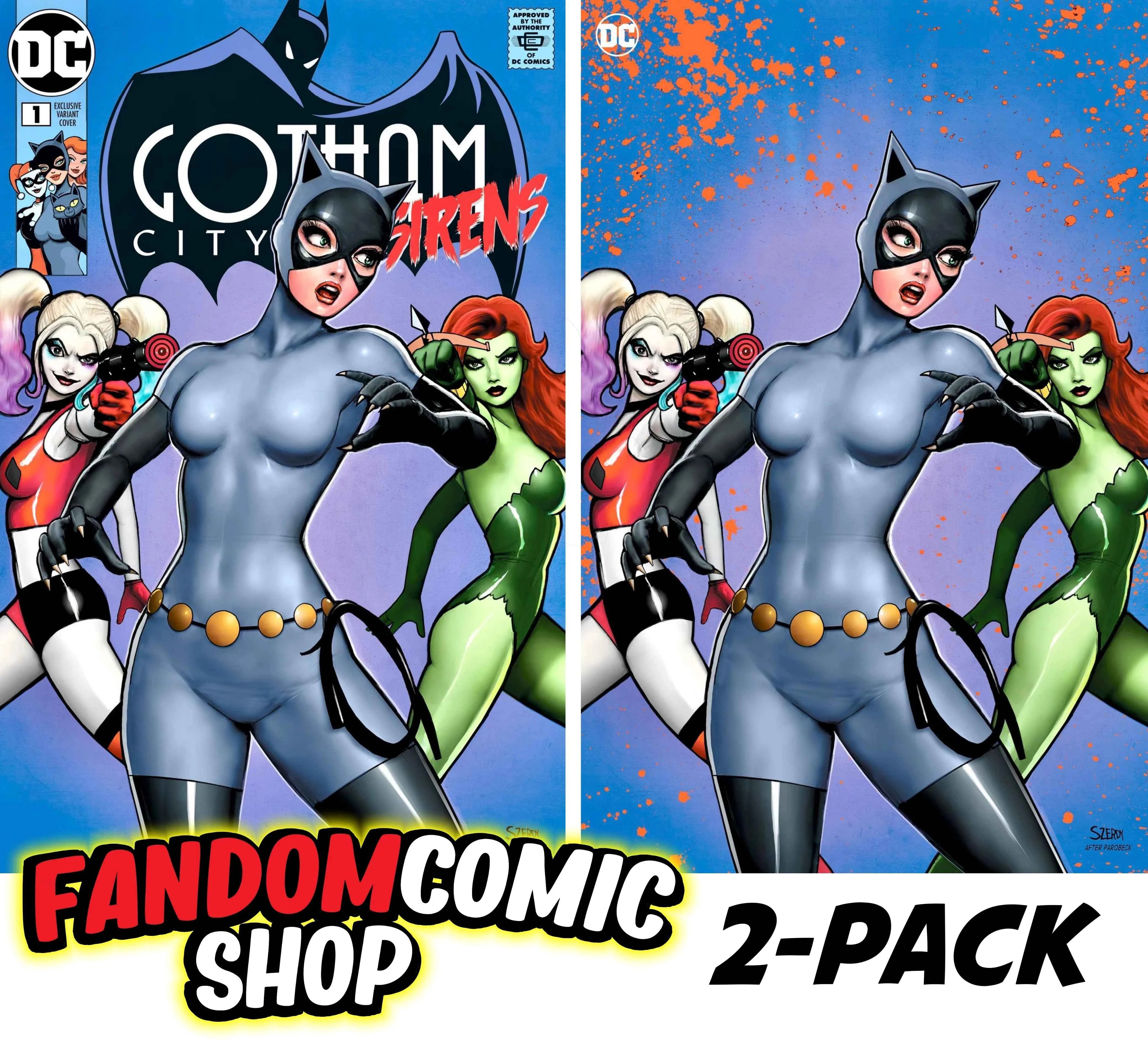 GOTHAM CITY SIRENS #1 (NATHAN SZERDY EXCLUSIVE TRADE/VIRGIN VARIANT SET)(2024) ~ DC Comics Main image