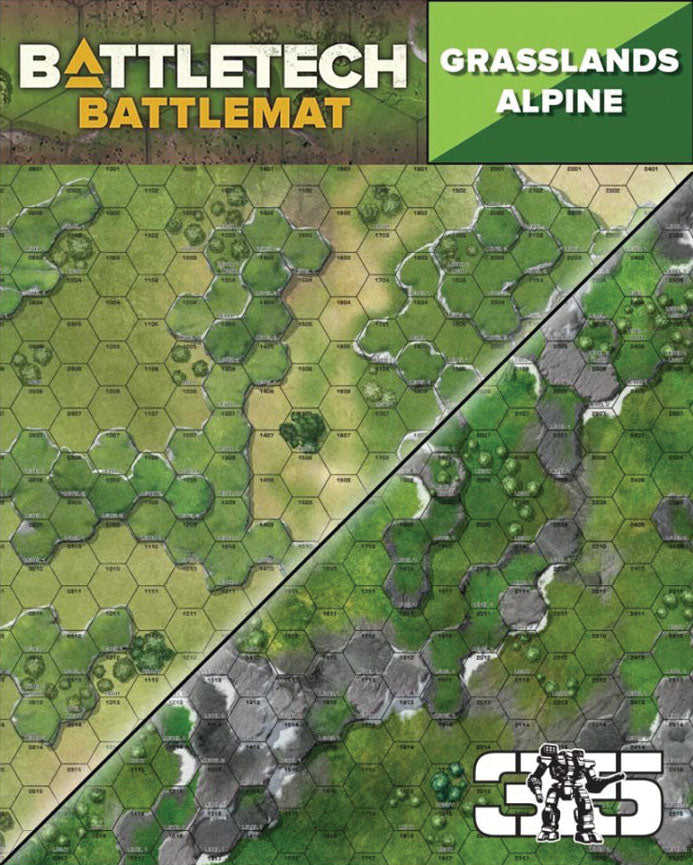 Battletech Grasslands Alpine Battle Mat Main image