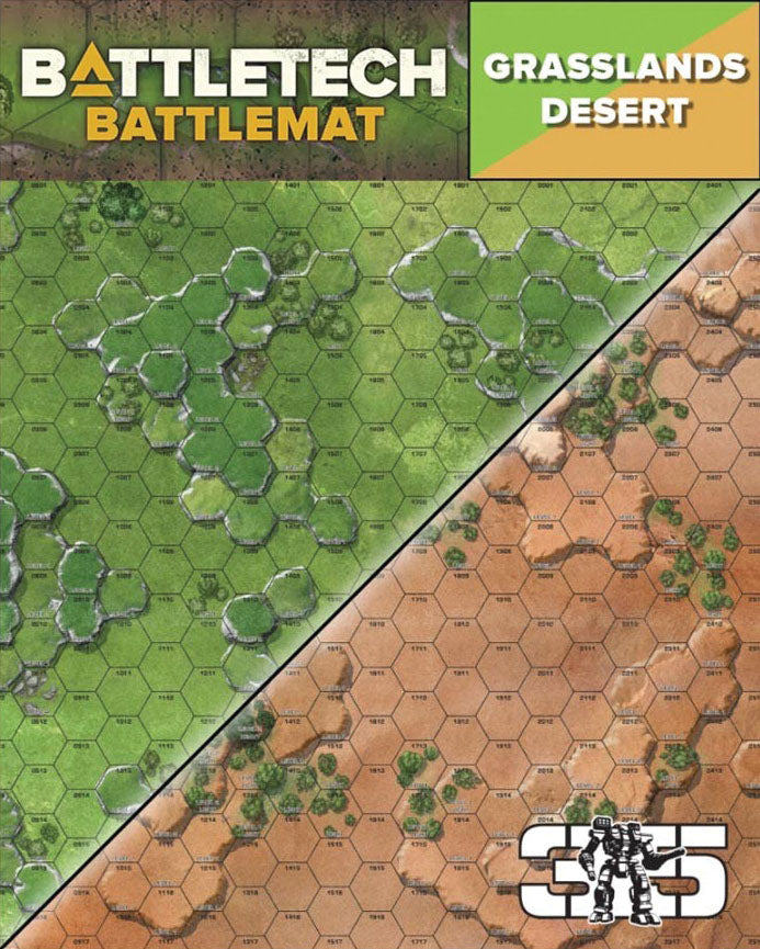 Battletech Grasslands Desert Battle Mat Main image