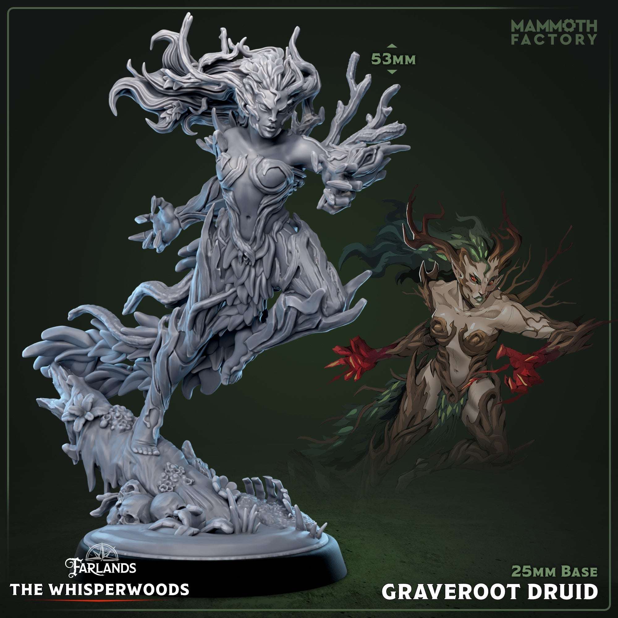 Graveroot Druid (Female Dryad) Main image