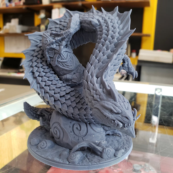 Great Linnorm of Frostheart (Snake-Like Dragon)