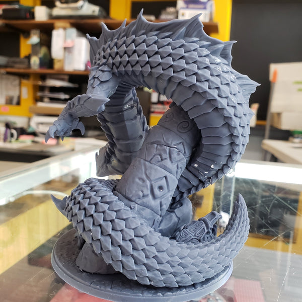 Great Linnorm of Frostheart (Snake-Like Dragon)