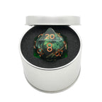 Green Slaadi's Eye - Giant D20 Moving Eye DnD Dice | Acrylic RPG Gaming Dice - Collectors World Toys