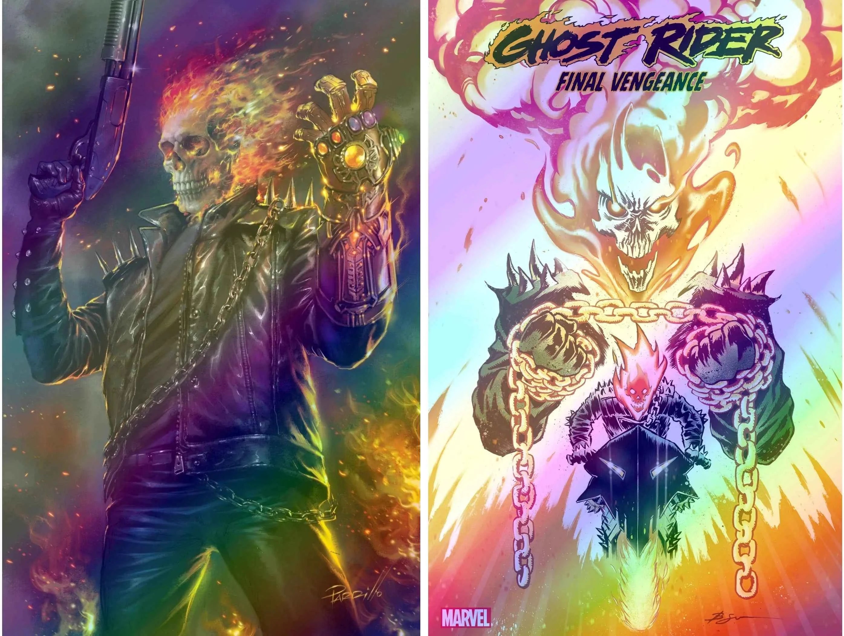 GHOST RIDER: FINAL VENGEANCE #1 (BEN SU & LUCIO PARRILLO FOIL CONVENTION EXCLUSIVE VARIANT SET) Main image