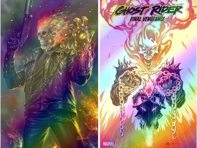GHOST RIDER: FINAL VENGEANCE #1 (BEN SU & LUCIO PARRILLO FOIL CONVENTION EXCLUSIVE VARIANT SET) Hover Image