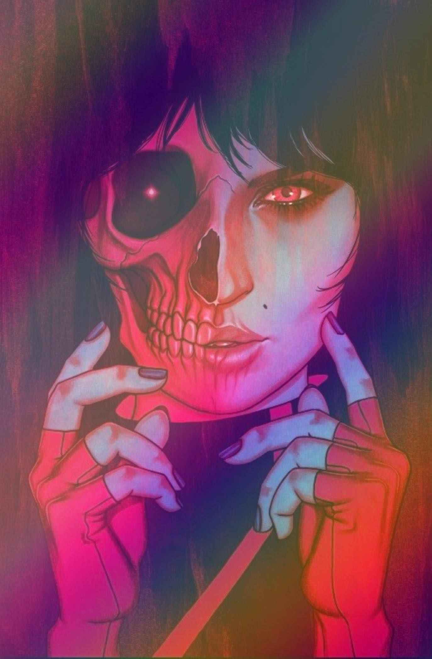GRIM: PEN & INK #1 (JENNY FRISON EXCLUSIVE FOIL VARIANT)(2024) ~ BOOM! Studios Main image
