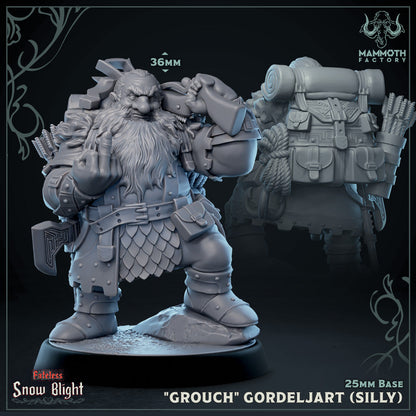 "Grouch" Gordeljart, Stoutmaster (Male Dwarf Fighter)