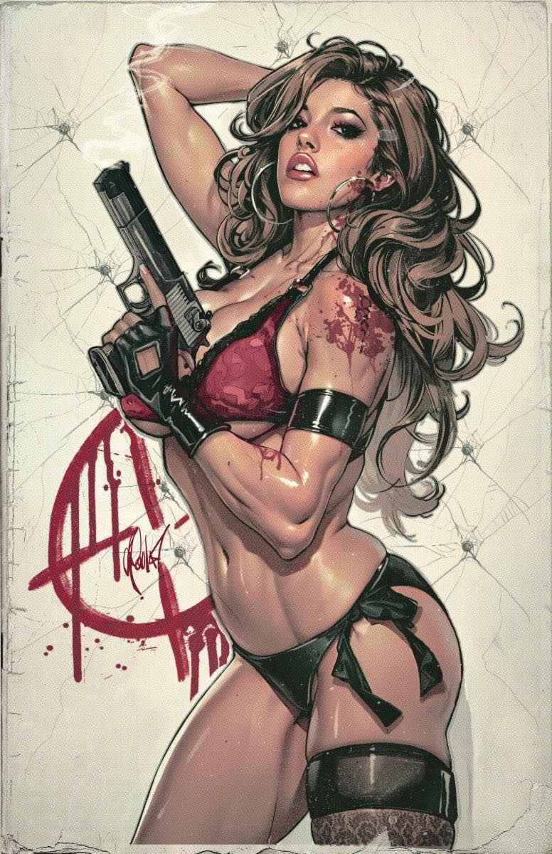 GUN HONEY: COLLISION COURSE #3 (CEDRIC POULAT EXCLUSIVE VIRGIN VARIANT B)(2024) COMIC BOOK Main image