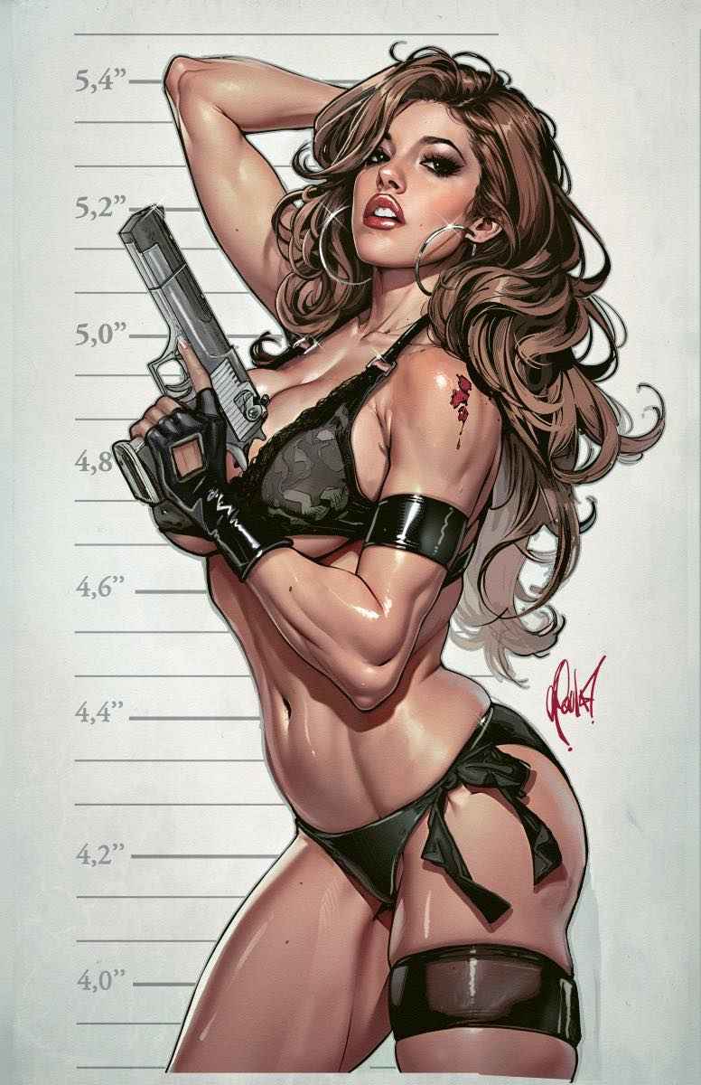 GUN HONEY: COLLISION COURSE #3 (CEDRIC POULAT EXCLUSIVE VIRGIN VARIANT A)(2024) COMIC BOOK Main image