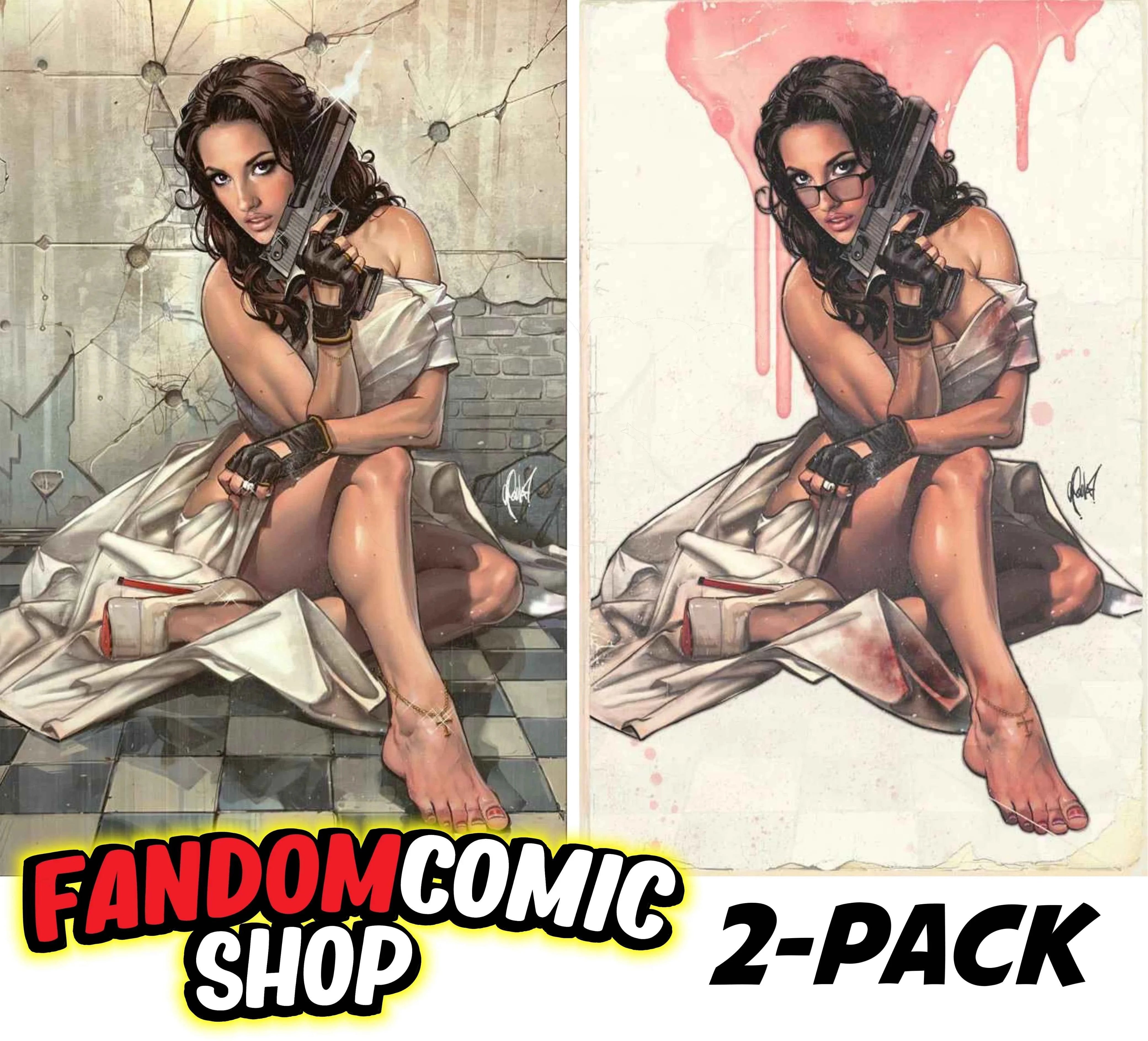 GUN HONEY: COLLISION COURSE #4 (CEDRIC POULAT EXCLUSIVE VIRGIN VARIANT A & B SET) Main image