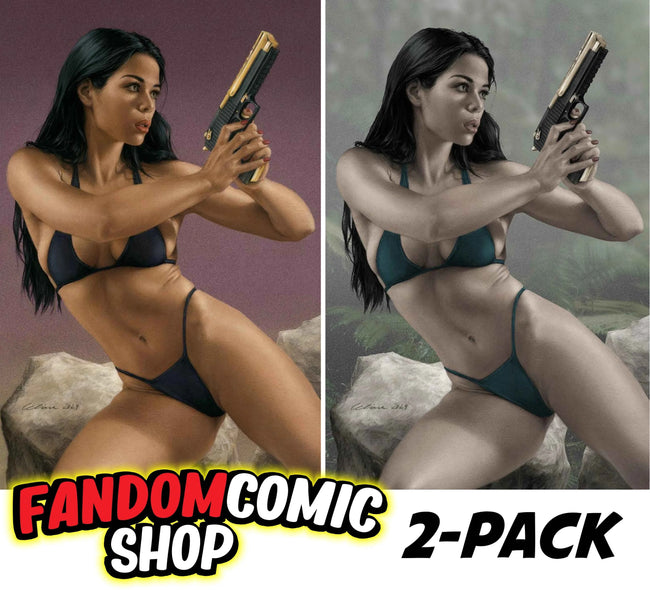 GUN HONEY: COLLISION COURSE #2 (CELINA EXCLUSIVE VIRGIN VARIANT A & B SET)(2024) Hover Image