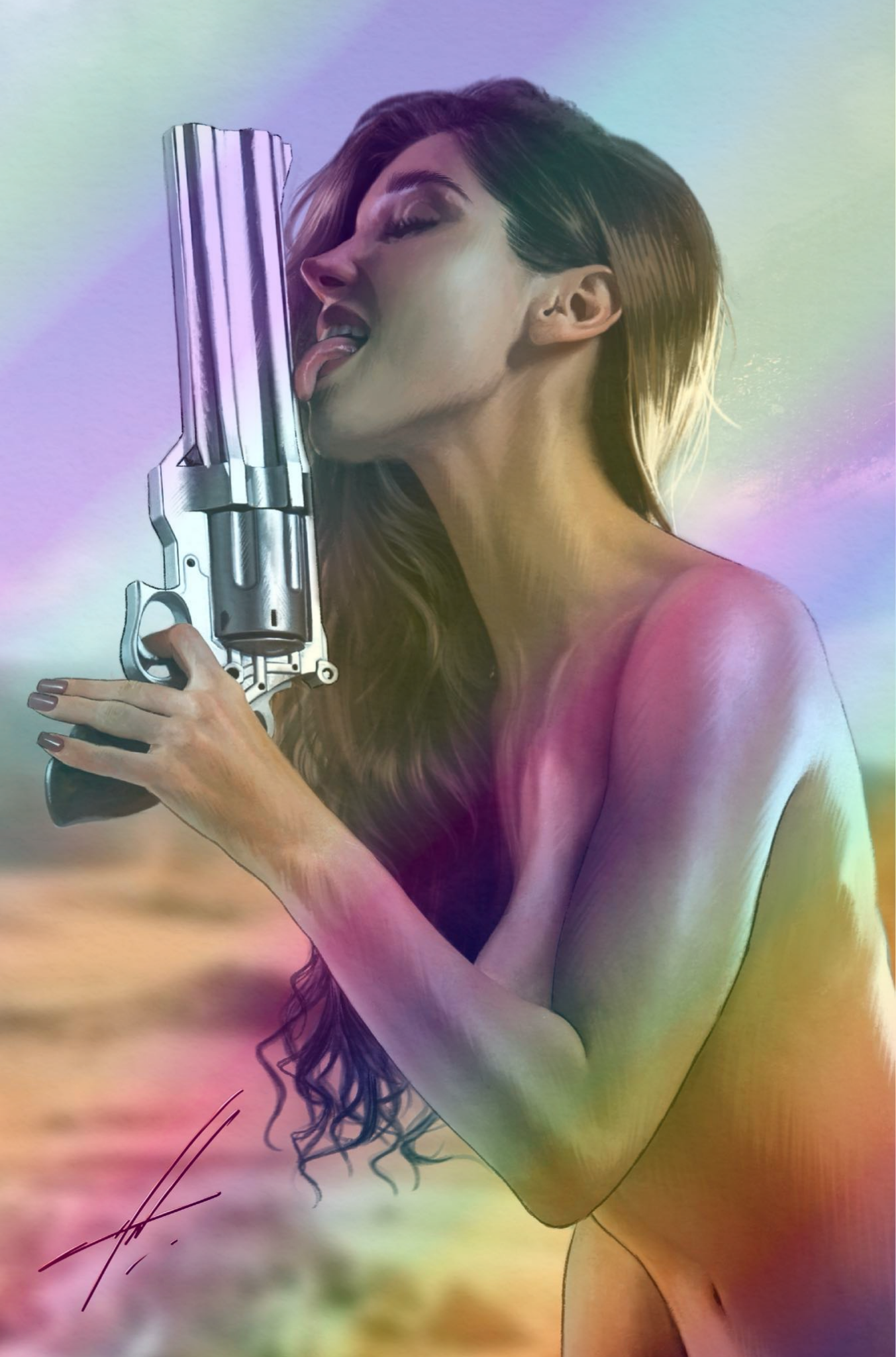 GUN HONEY: COLLISION COURSE #2 (CARLA COHEN ZOOMED FOIL VIRGIN VARIANT C)(2024) COMIC BOOK - Collectors World Toys Main image